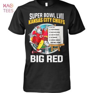 Super Bowl LVII Kansas City Chiefs Big Red T Shirt