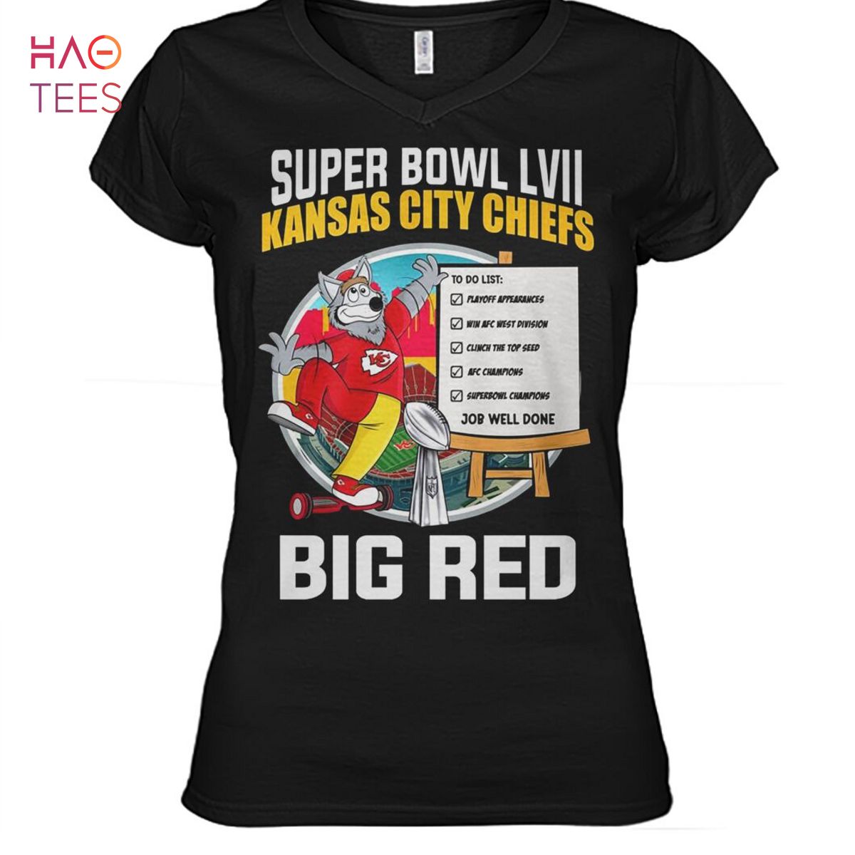 Super Bowl Lvii Kansas City Chiefs Big Red To Do List Shirt Hoodie