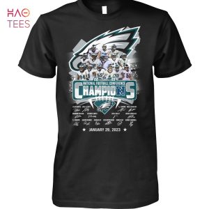 January 29 2023 Nation Football Conference Champions Philadelphia Eagles T Shirt