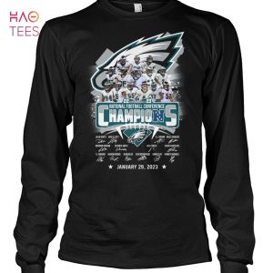 January 29 2023 Nation Football Conference Champions Philadelphia Eagles T Shirt