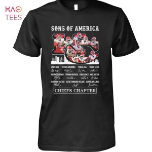 Sons Of America Chiefs Chapter Kansas City Chiefs T Shirt