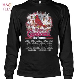 ST Louis Cardinals 1882 Forever Thank You For The Memories T Shirt
