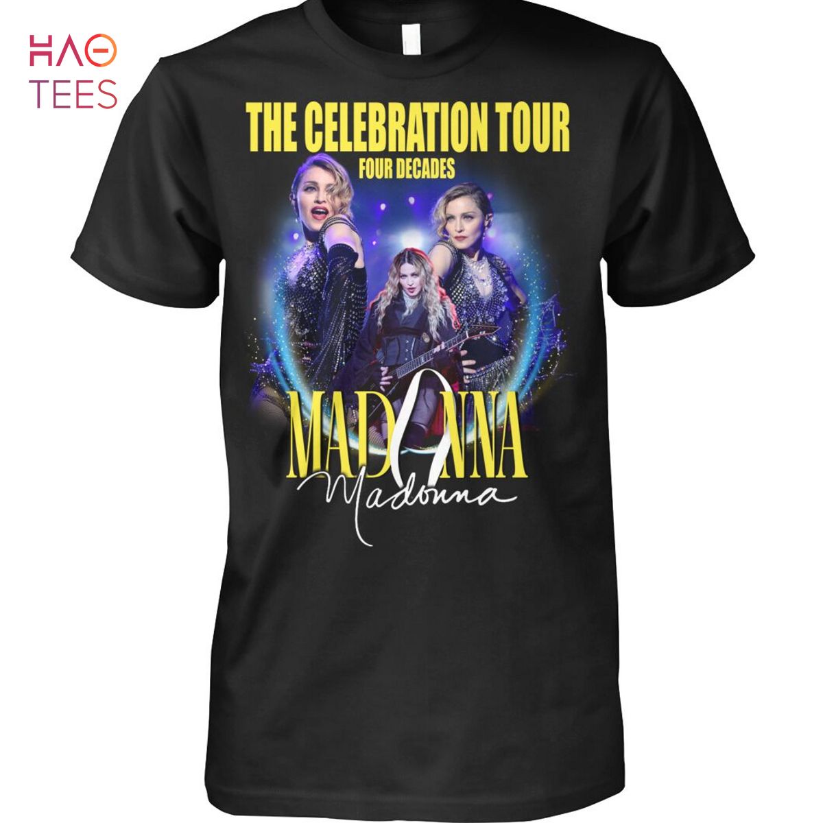 The Celebration Tour Four Decades Madonna Madonna T Shirt The Celebration Tour Four Decades Madonna Madonna T Shirt