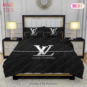 Buy Black And White Veinstone Louis Vuitton Bedding Sets Bed Sets, Bedroom Sets, Comforter Sets, Duvet Cover, Bedspread