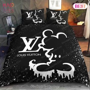 Buy Black Mickey Mouse Louis Vuitton Bedding Sets Bed Sets, Bedroom Sets, Comforter Sets, Duvet Cover, Bedspread