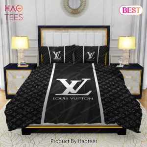 Buy Black Veinstone Louis Vuitton Bedding Sets Bed Sets, Bedroom Sets, Comforter Sets, Duvet Cover, Bedspread