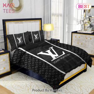 Buy Black Veinstone Louis Vuitton Bedding Sets Bed Sets, Bedroom Sets, Comforter Sets, Duvet Cover, Bedspread