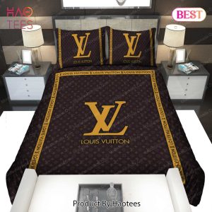 Louis Vuitton Luxury Brands 25 Bedroom Duvet Cover Louis Vuitton Bedding Set  - Binteez