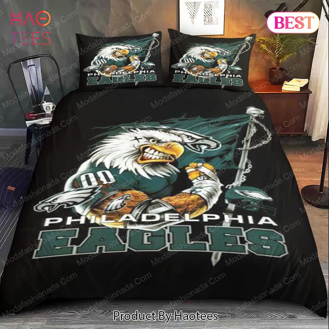 Buy Philadelphia Eagles Logo Bedding Sets 02 Bed Sets, Bedroom Sets,  Comforter Sets, Duvet Cover, Bedspread