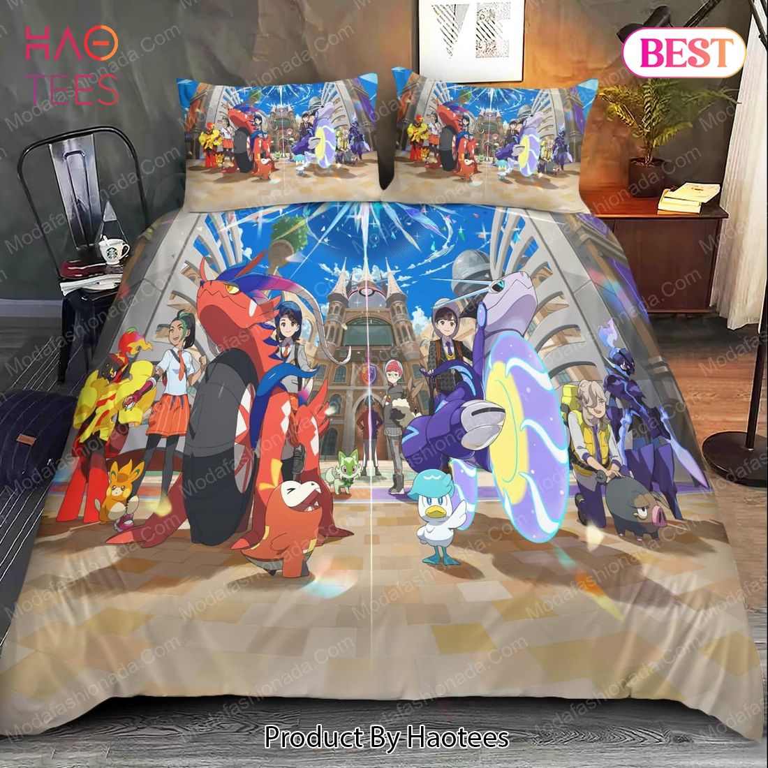 Buy Pokemon Scarlet and Violet Bedding Sets Bed Sets, Bedroom Sets, Comforter Sets, Duvet Cover, Bedspread