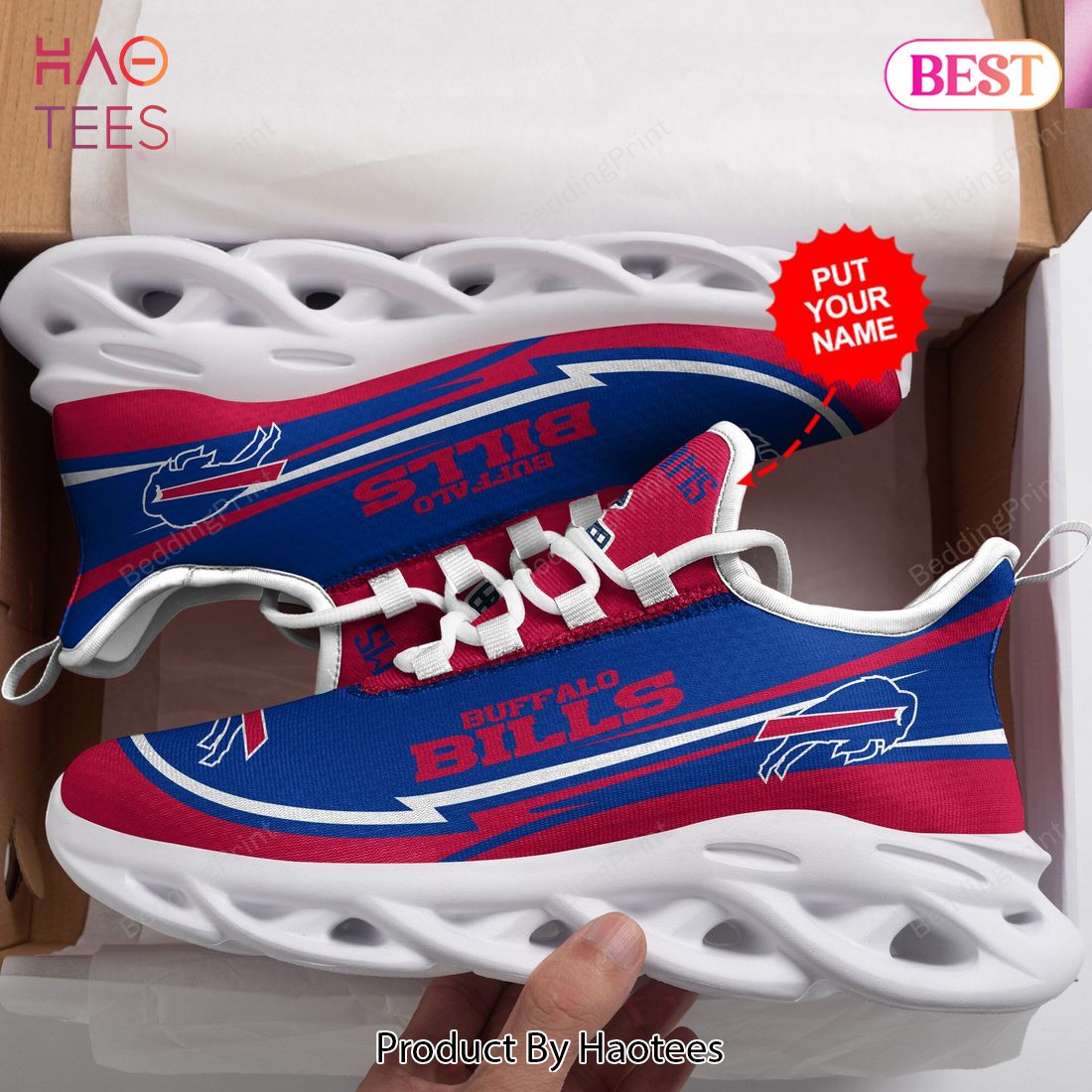 BEST NFL Buffalo Bills Max Soul Sneaker Custom Name