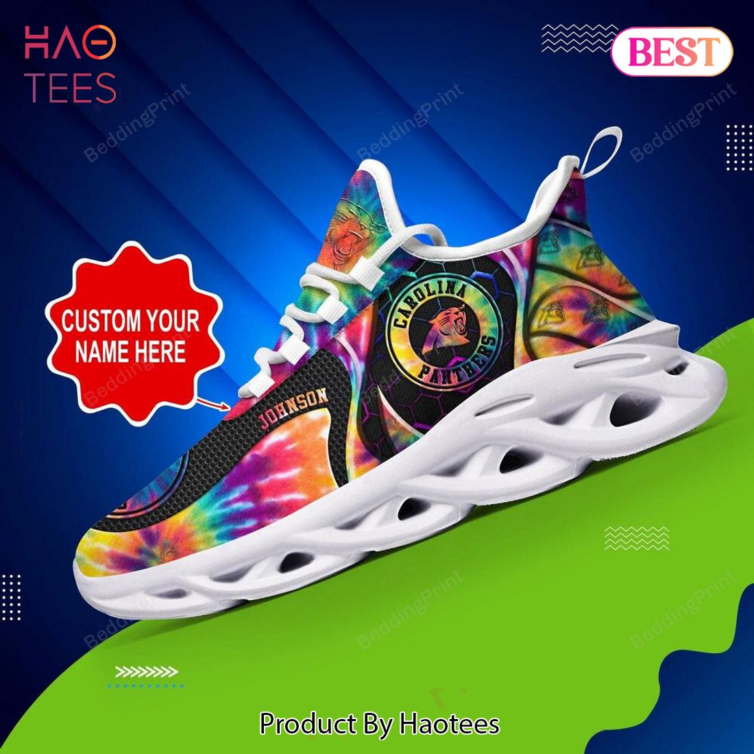 Carolina Panthers NFL Custom Name Max Soul Shoes Carolina Panthers NFL Custom Name Max Soul Shoes