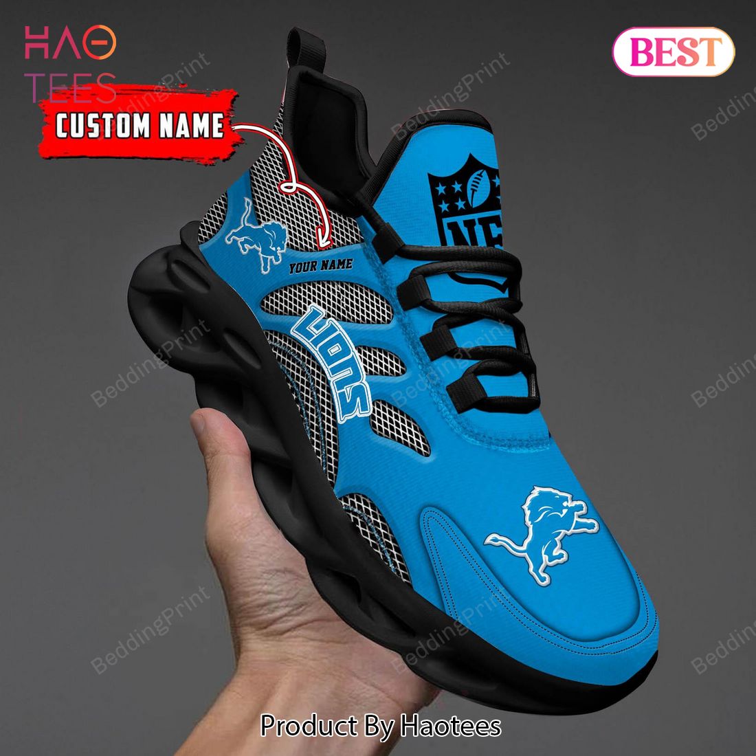 Detroit Lions NFL Personalized Max Soul Shoes Detroit Lions NFL Personalized Max Soul Shoes