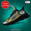 Green Bay Packers Custom Personalized NFL Max Soul Shoes Green Bay Packers Custom Personalized NFL Max Soul Shoes