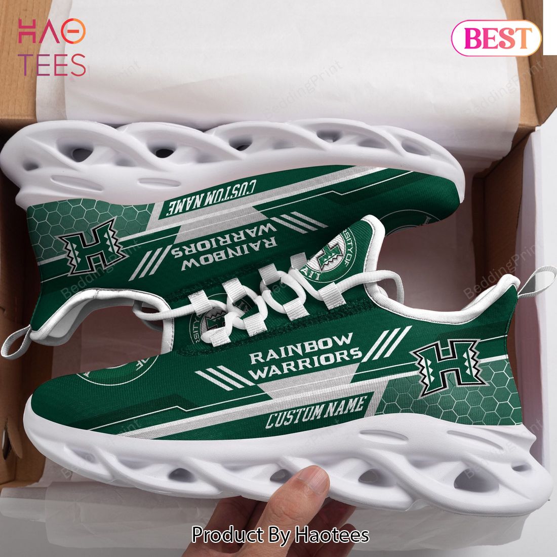 Hawaii Rainbow Warriors Custom Personalized NCAA Max Soul Shoes Hawaii Rainbow Warriors Custom Personalized NCAA Max Soul Shoes