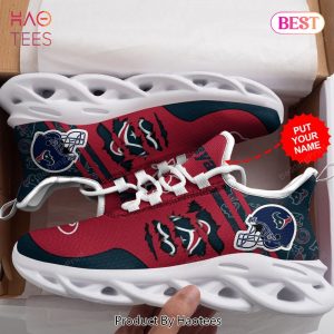 Houston Texans Custom Personalized NFL Max Soul Shoes