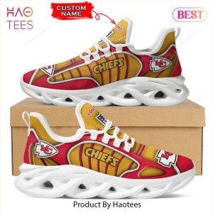 Kansas City Chiefs NFL Custom Name Max Soul Shoes