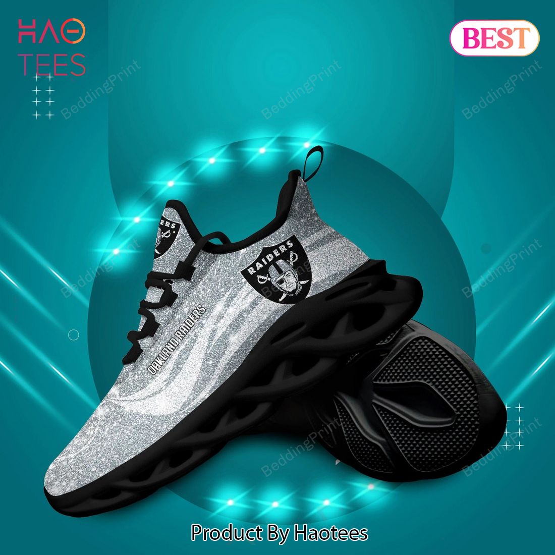 Las Vegas Raiders Sport Team Custom Name Max Soul Sneaker Shoes