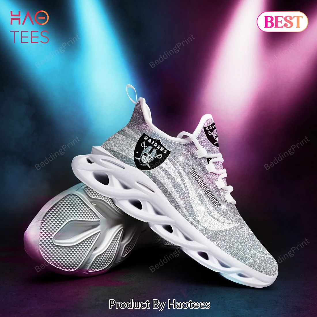 Las Vegas Raiders Sport Team Custom Name Max Soul Sneaker Shoes