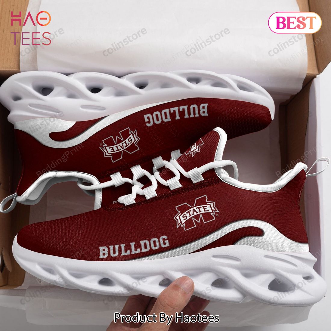 Mississippi State Bulldogs NCAA Max Soul Shoes
