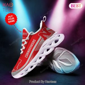 Nebraska Cornhuskers Custom Personalized NCAA Max Soul Shoes