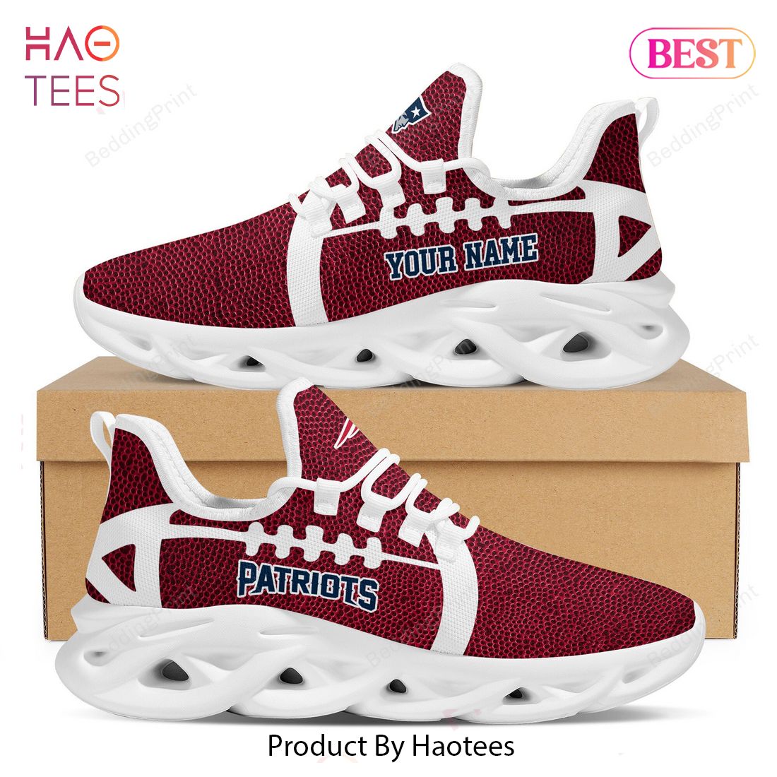 New England Patriots Custom Name NFL Max Soul Shoes New England Patriots Custom Name NFL Max Soul Shoes