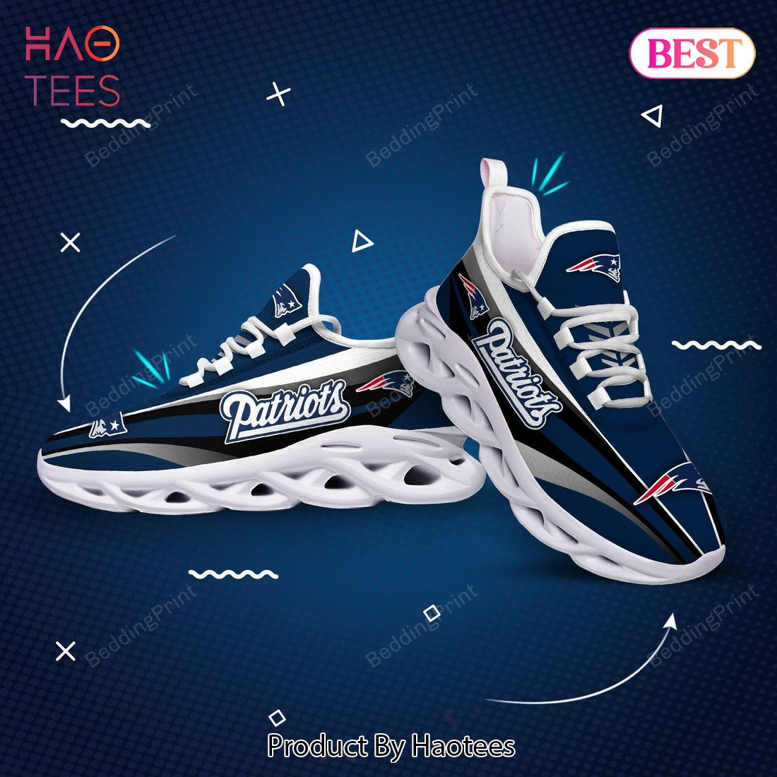 New England Patriots NFL Max Soul Shoes New England Patriots NFL Max Soul Shoes