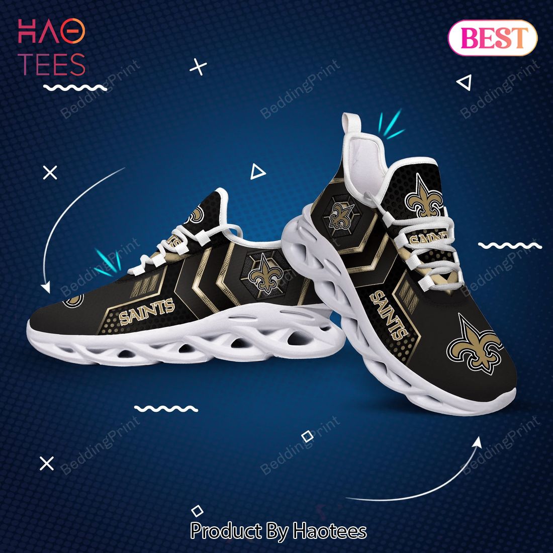 NFL New Orleans Saints Personalized Max Soul Shoes For Men And Women