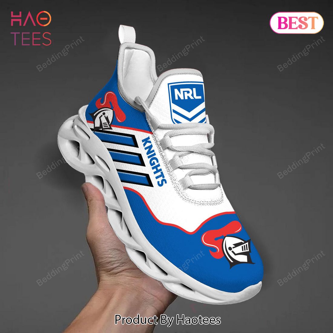 Newcastle Knights NRL Max Soul Shoes