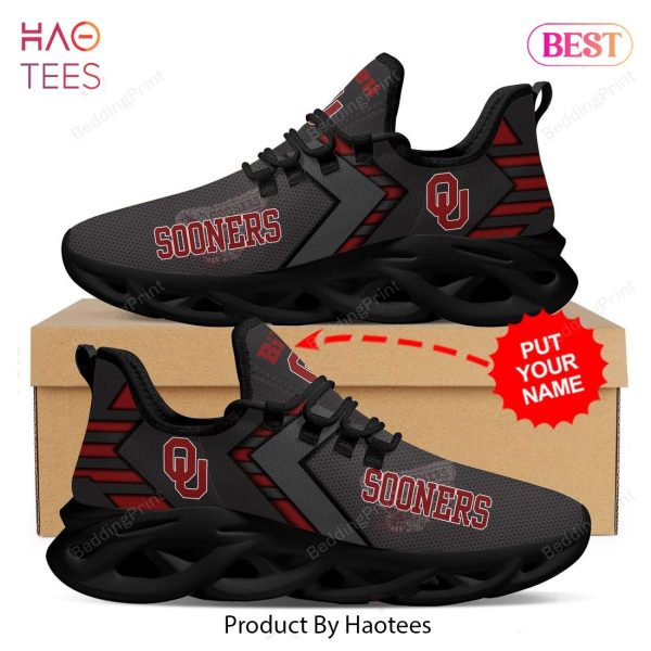 Oklahoma Sooners Custom Personalized NCAA Max Soul Shoes