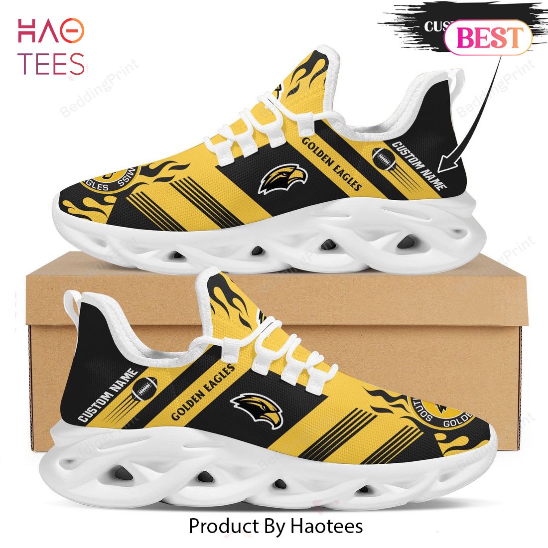 Southern Miss Golden Eagles Custom Personalized NCAA Max Soul Shoes