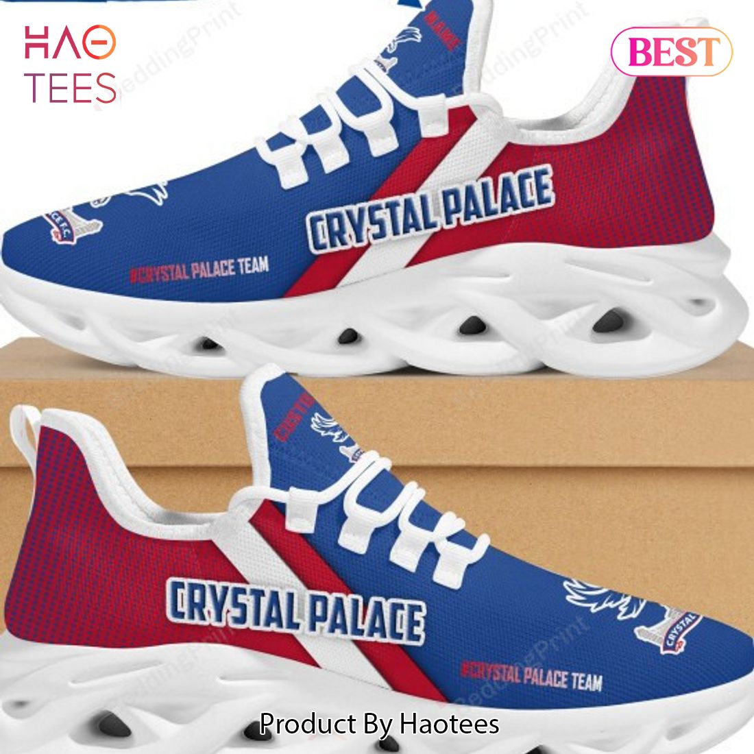 UEFA Crystal Palace FC Custom Name 189 NHA Max Soul Shoes