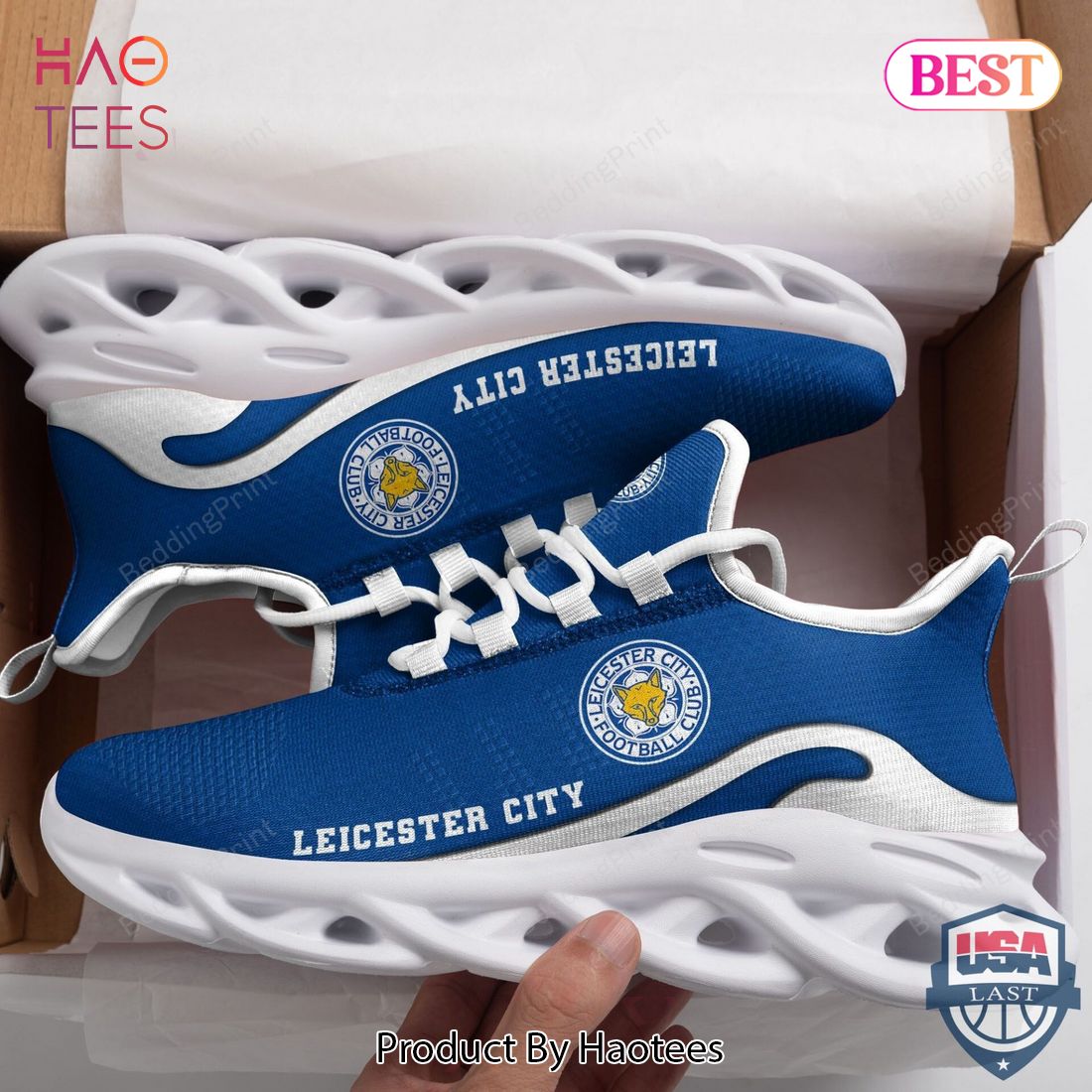 UEFA Leicester City FC Blue Max Soul Shoes