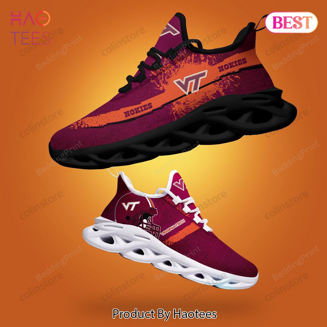 Virginia Tech Hokies NCAA Max Soul Shoes