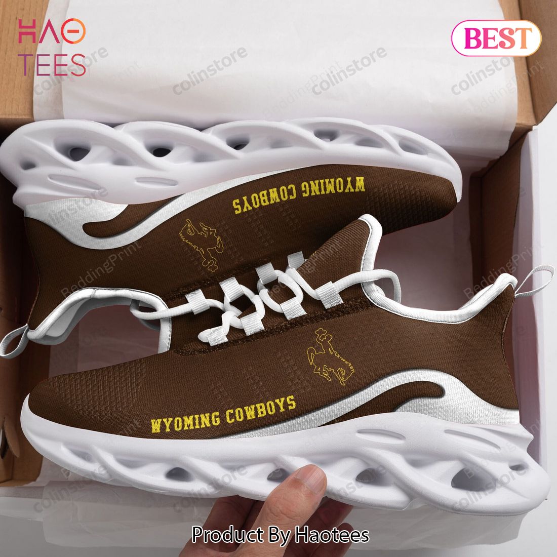 Wyoming Cowboys NCAA Max Soul Shoes Wyoming Cowboys NCAA Max Soul Shoes