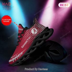 [Personalized Name] Alabama Crimson Tide NCAA Max Soul Shoes