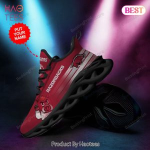 [Personalized Name] Arkansas Razorbacks NCAA Max Soul Shoes