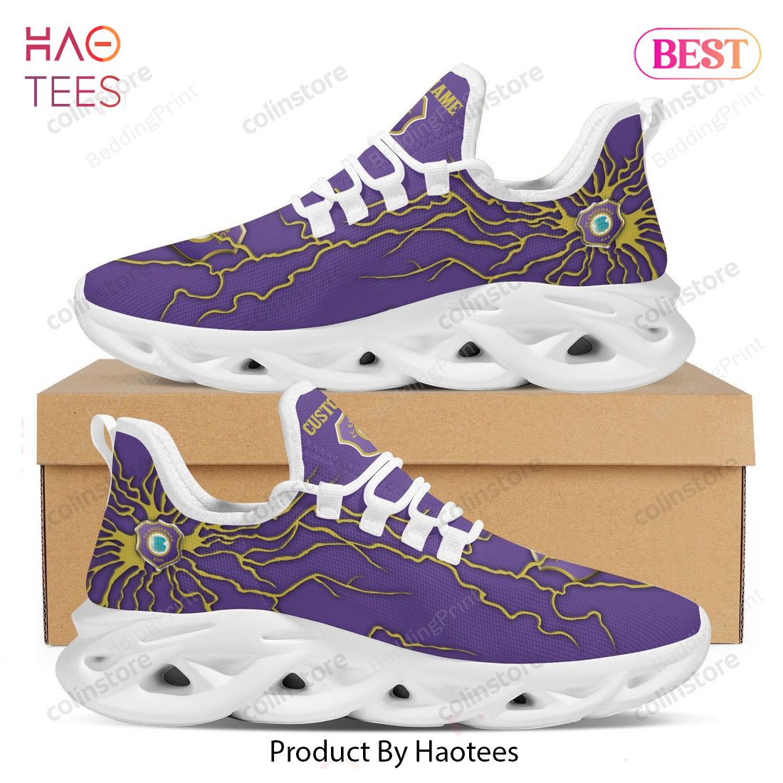 [Personalized Name] FC Erzgebirge Aue Bundesliga Max Soul Shoes