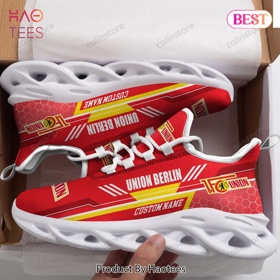 [Personalized Name] FC Union Berlin Bundesliga Max Soul Shoes