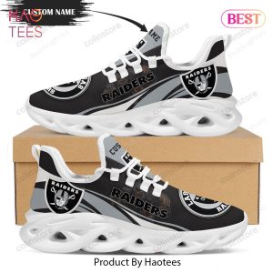 [Personalized Name] Las Vegas Raiders NFL Max Soul Shoes