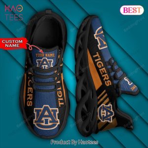 [Personalized Name] NCAA Auburn Tigers Max Soul Shoes