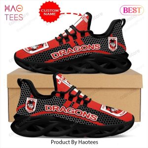 [Personalized Name] St George Illawarra Dragons NRL Max Soul Shoes