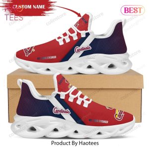 [Personalized Name] St Louis Cardinals MLB Max Soul Shoes