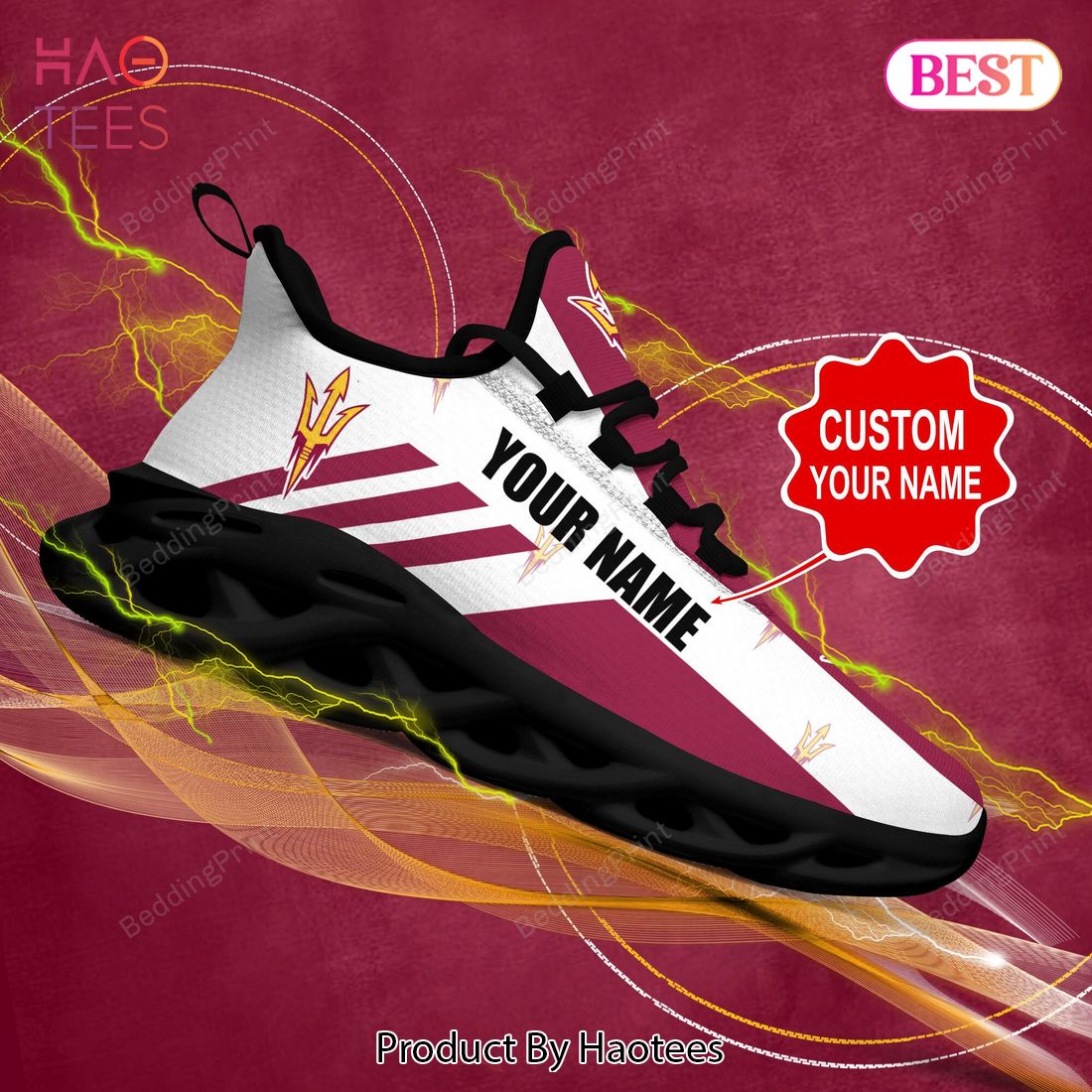 Arizona State Sun Devils NCAA Personalized Max Soul Shoes