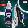 Baltimore Ravens Cracked Custom Name Max Soul Shoes Baltimore Ravens Cracked Custom Name Max Soul Shoes