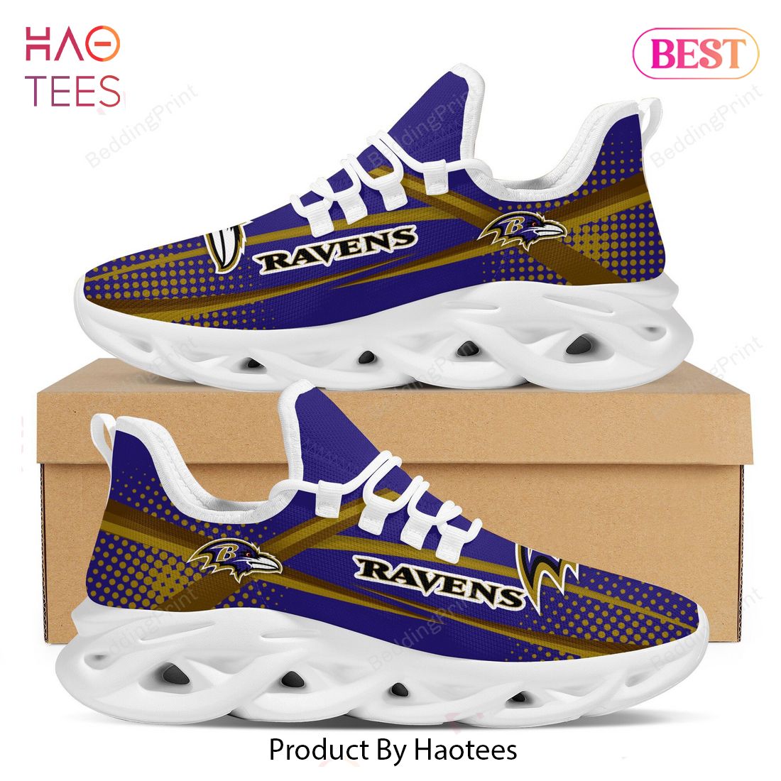 Baltimore Ravens NFL Football Team Max Soul Shoes Baltimore Ravens NFL Football Team Max Soul Shoes