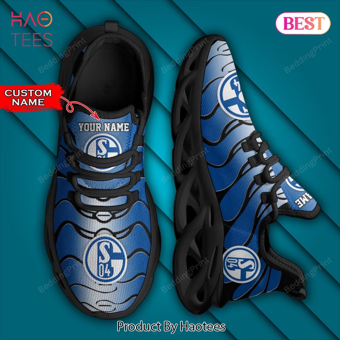 Bundesliga FC Schalke 04 Personalized Custom Name Max Soul Shoes