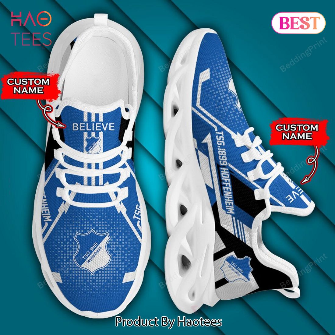 Bundesliga TSG 1899 Hoffenheim Personalized Custom Name Max Soul Shoes Bundesliga TSG 1899 Hoffenheim Personalized Custom Name Max Soul Shoes