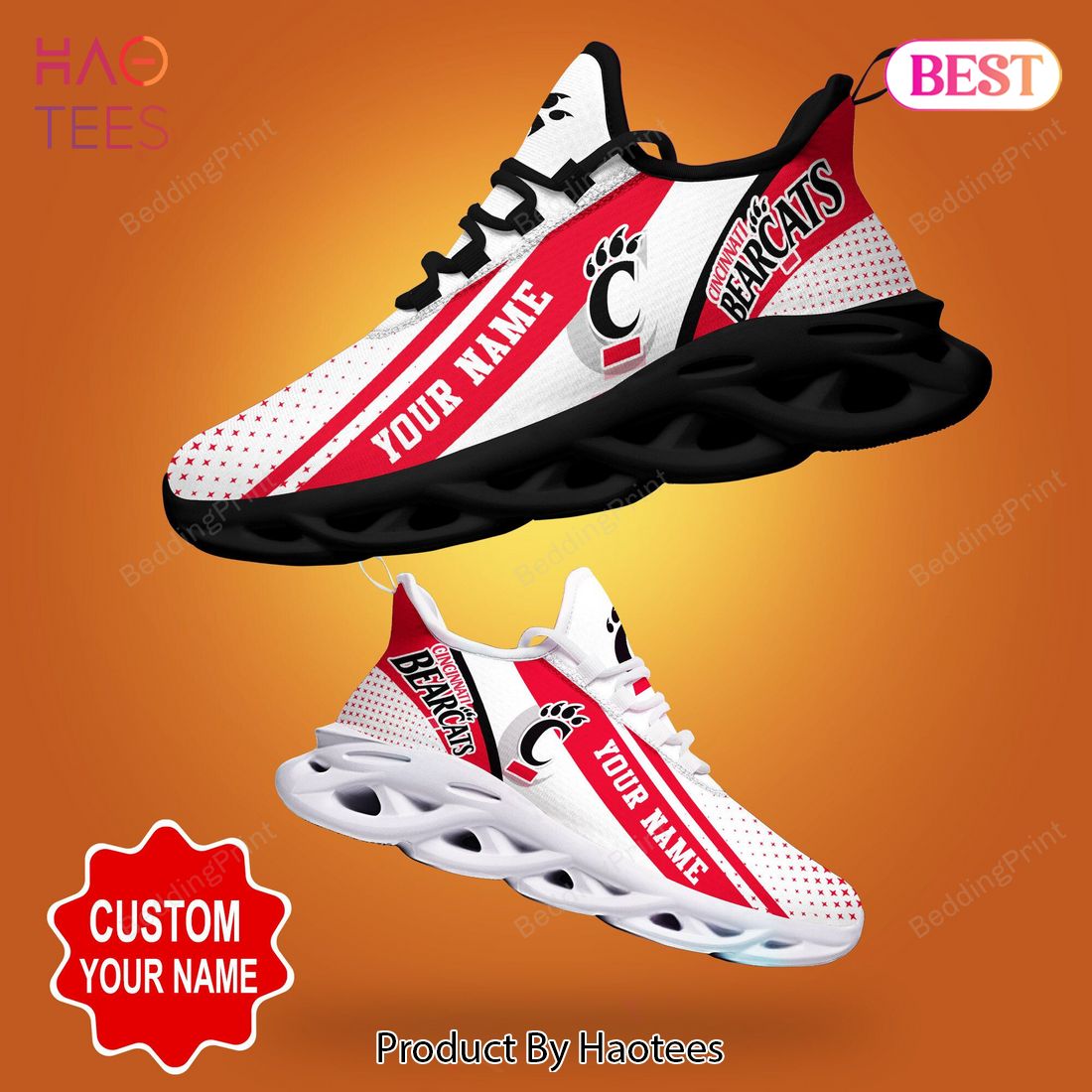 Cincinnati Bearcats NCAA Personalized Max Soul Shoes Cincinnati Bearcats NCAA Personalized Max Soul Shoes