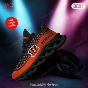 Cincinnati Bengals Custom Personalized NFL Max Soul Shoes
